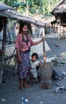 Woman with mortar