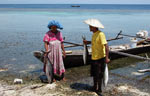 A fisherman with his wife