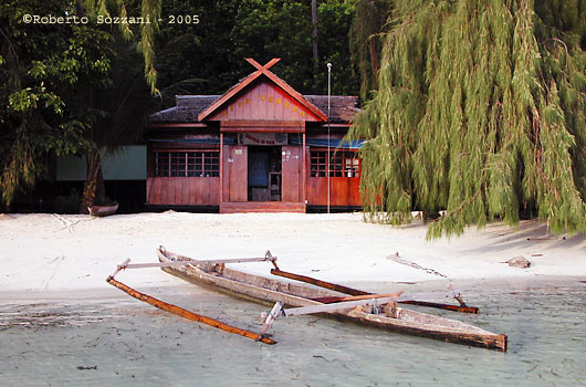 Walea island - Il diving center - The diving center